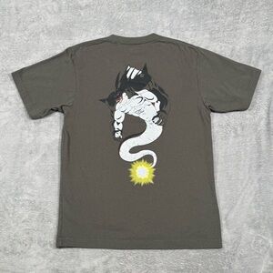 Uniqlo UT Dragon Ball Z Shenron Graphic T Shirt Olive Green XS Anime Goku Vegeta